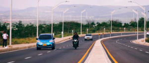 Carretera que forma parte del proyecto Vías Inteligentes ITS-VIITS donde participa Seguritech de México.
