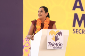 Ariadna Montiel lideró ceremonia del CRIT en la Montaña de Guerrero