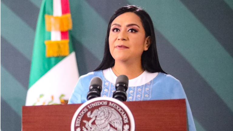 Ariadna Montiel presenta cifras de pensiones entregadas en ruta del Tren Maya