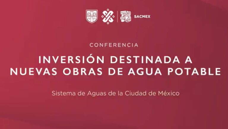 SACMEX detalló las estrategias para enfrentar los desafíos hídricos