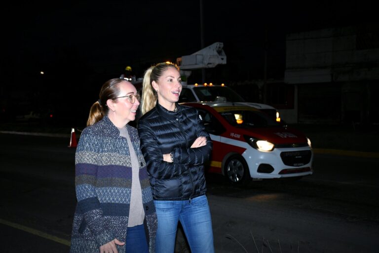 Patricia Lobeira Rodríguez refuerza la seguridad de Veracruz con mejor alumbrado