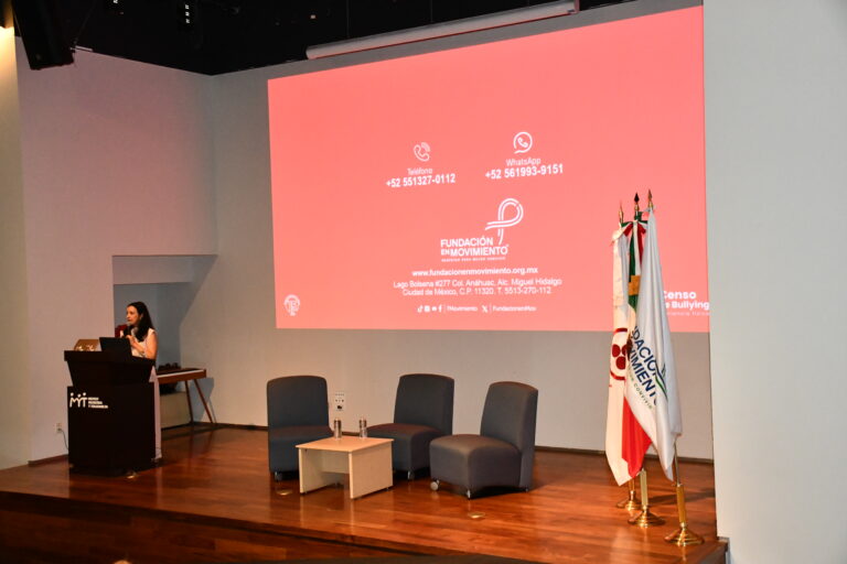 Fundación en Movimiento expone datos del bullying escolar