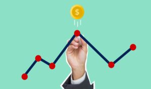 Gráfico conceptual sobre economía argentina con rebote más débil por consumo débil e inflación elevada en 2025