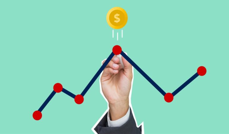 Gráfico conceptual sobre economía argentina con rebote más débil por consumo débil e inflación elevada en 2025