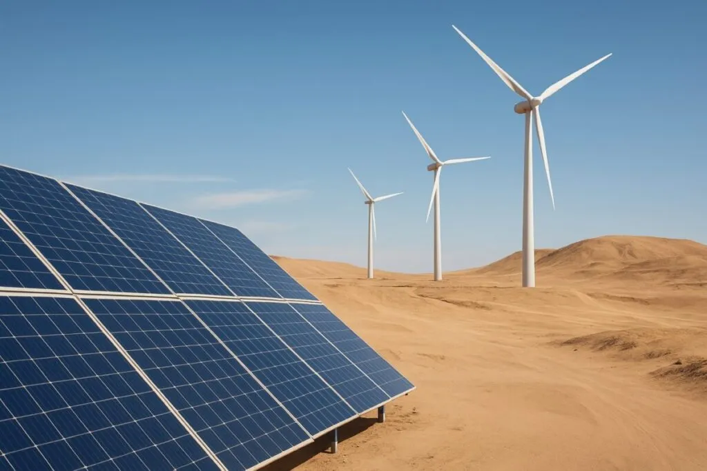 Inversión en electricidad renovable y modernización de la red eléctrica en Egipto