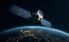 Satélite europeo en órbita representando inversión de €31 millones en 5G espacial por Univity