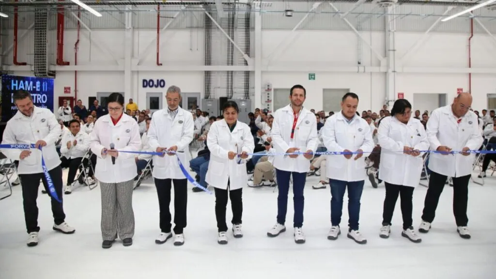 Planta de Mubea en Apaseo el Grande, Guanajuato, donde se fabrican tubos de acero de precisión para la industria automotriz.