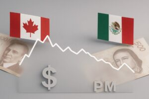 Gráfica de cotización del dólar canadiense frente al peso mexicano con valores actualizados al 6 de noviembre