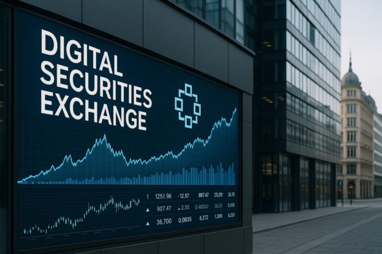 Representación de una bolsa tokenizada europea basada en blockchain y regulada