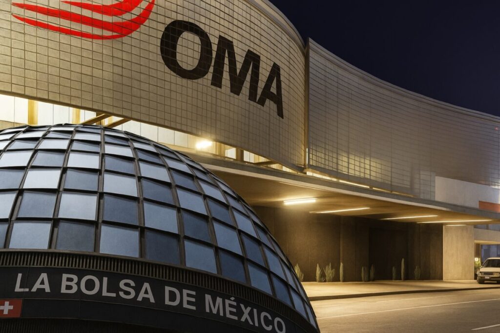 OMA impulsa la Bolsa Mexicana tras incremento en tráfico de pasajeros en octubre