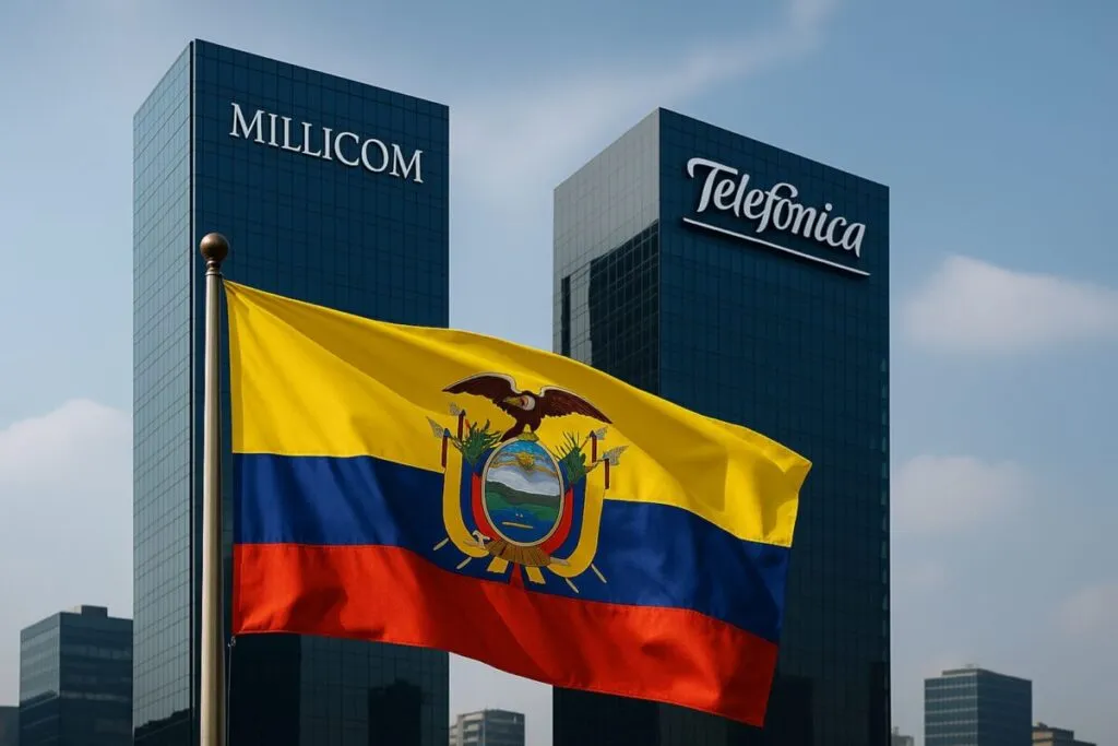 Millicom adquiere Telefónica Ecuador, fortaleciendo su crecimiento y flujo de caja en América Latina.