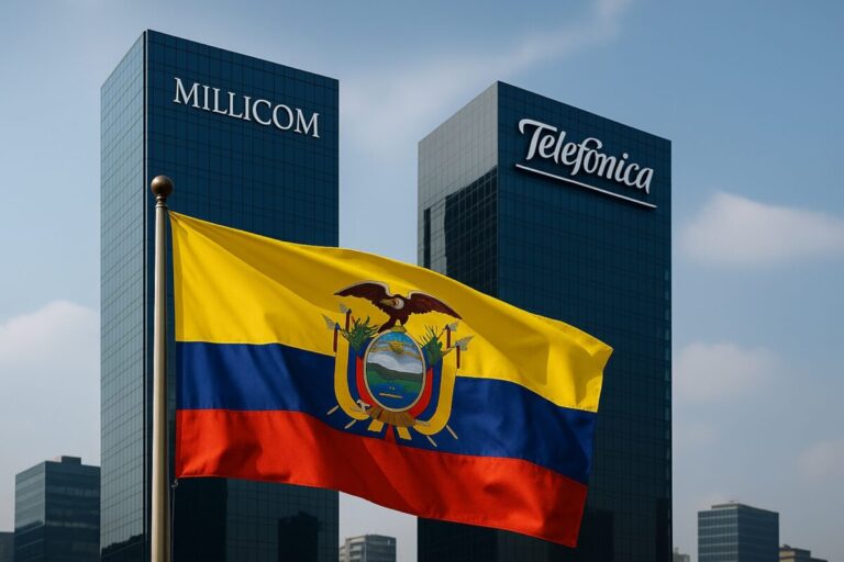 Millicom adquiere Telefónica Ecuador, fortaleciendo su crecimiento y flujo de caja en América Latina.