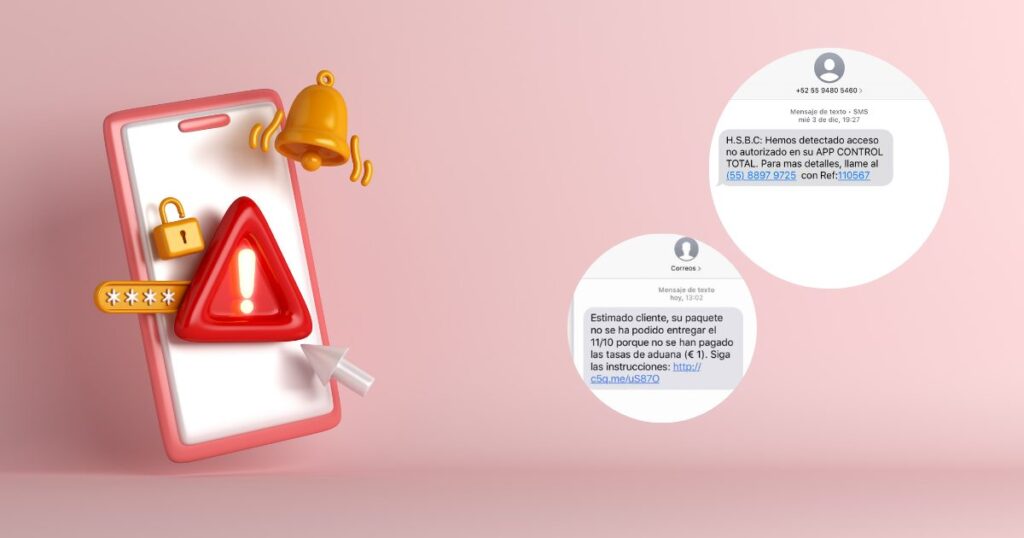 Alerta Seguritech Privada de riesgos por smishing, ¿cómo prevenirlo?