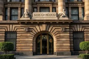 Gráfica profesional de Banxico y tasa de interés con cifras económicas recientes