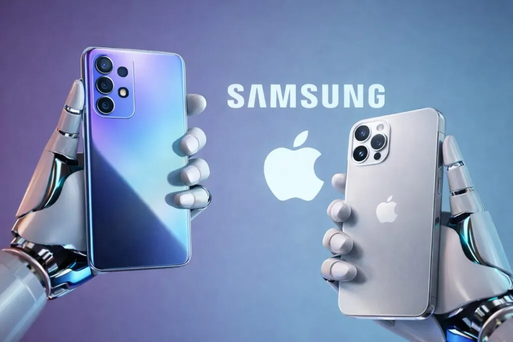 Apple y Samsung compiten en estrategia premium y volumen en el mercado móvil global actual