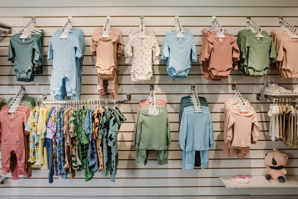 mercado de ropa de bebés en México con prendas sostenibles y compras digitales en tendencia