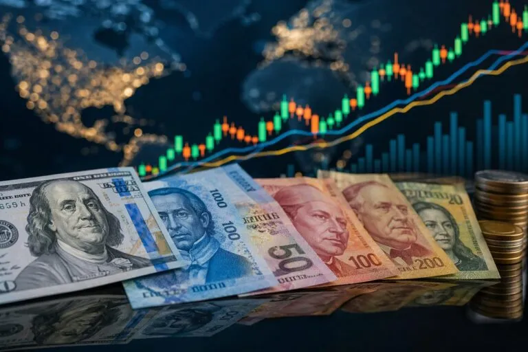 monedas de América Latina frente al dólar impulsadas por tasas altas y materias primas