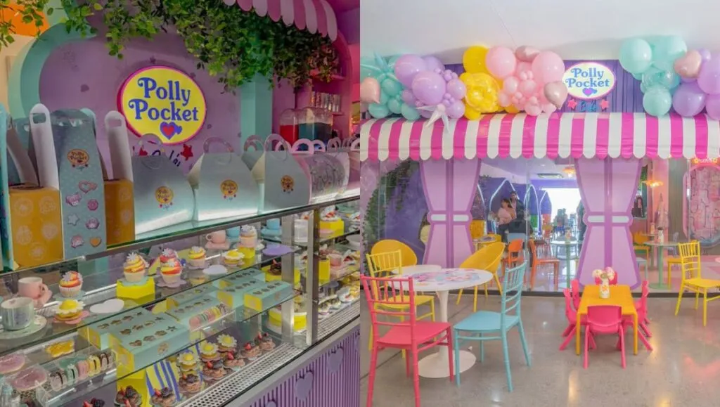 Polly Pocket Café mezcla estética Y2K, nostalgia y experiencias virales para nuevas generaciones.