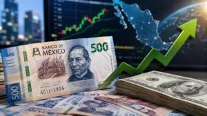 Super peso fortalece al mercado cambiario mexicano durante mayo reciente