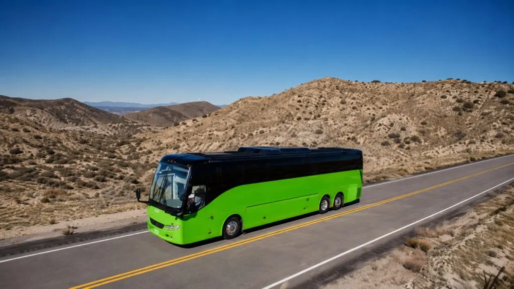 Autobuses en México con infraestructura de transporte que refleja barreras de entrada y altos precios para pasajeros