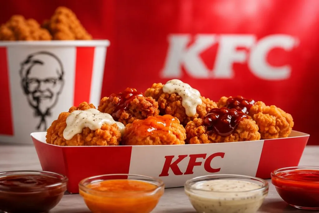 KFC fortalece su estrategia con boneless y salsas