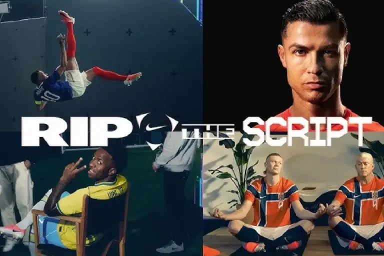 Rip the Script reúne futbolistas y celebridades en una campaña que redefine el marketing deportivo mundialista.