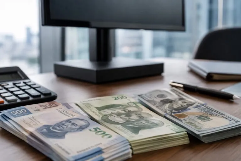 Precio del dólar supera 17.60 pesos mientras el peso mexicano registra una depreciación moderada
