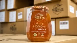 Exportación de miel de Aguascalientes con presencia en Alemania, Japón y Estados Unidos mediante producción apícola sustentable.
