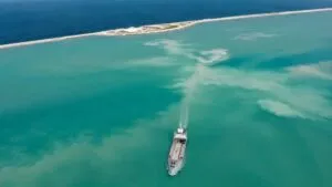 Puerto de Altura de Progreso con nueva plataforma para fortalecer la logística y el comercio marítimo en Yucatán.