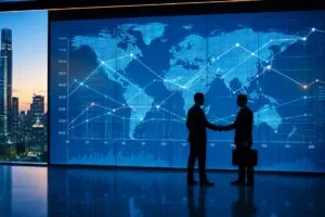 Mercados emergentes y diversificación de inversiones con crecimiento económico global