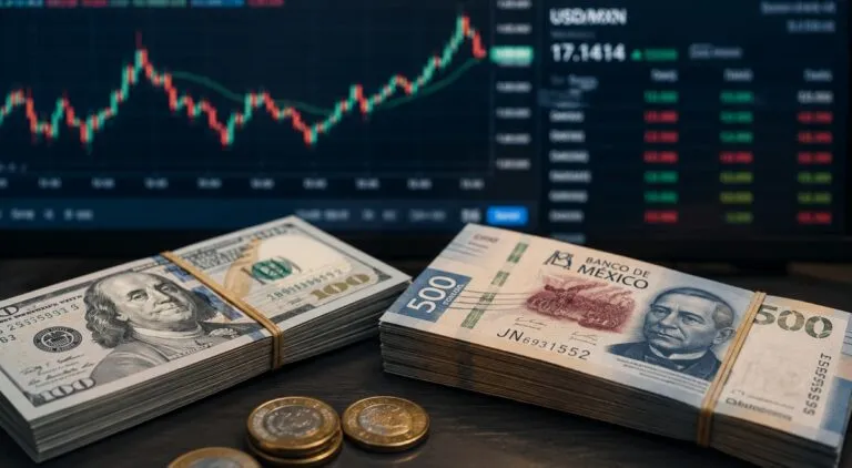 Peso mexicano cerró estable frente al dólar mientras el mercado espera nuevos datos de inflación en Estados Unidos.