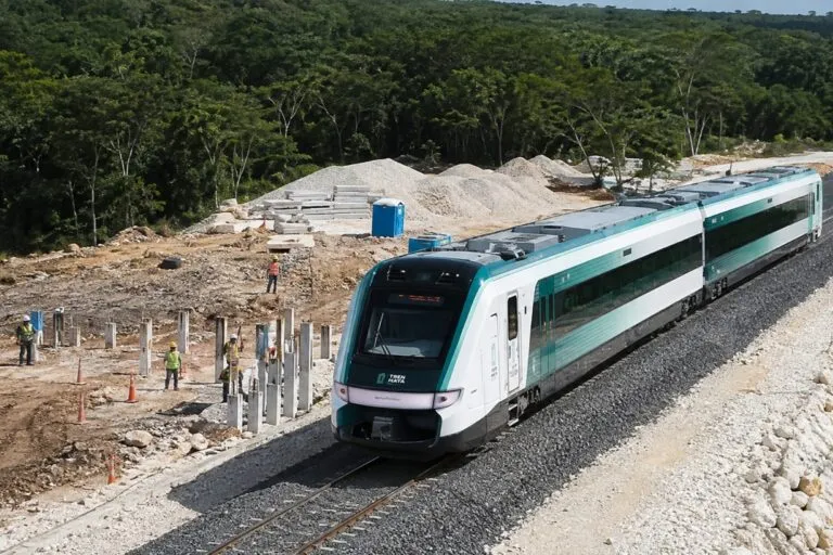Tren Maya de carga amplía infraestructura ferroviaria para mover mercancías en México
