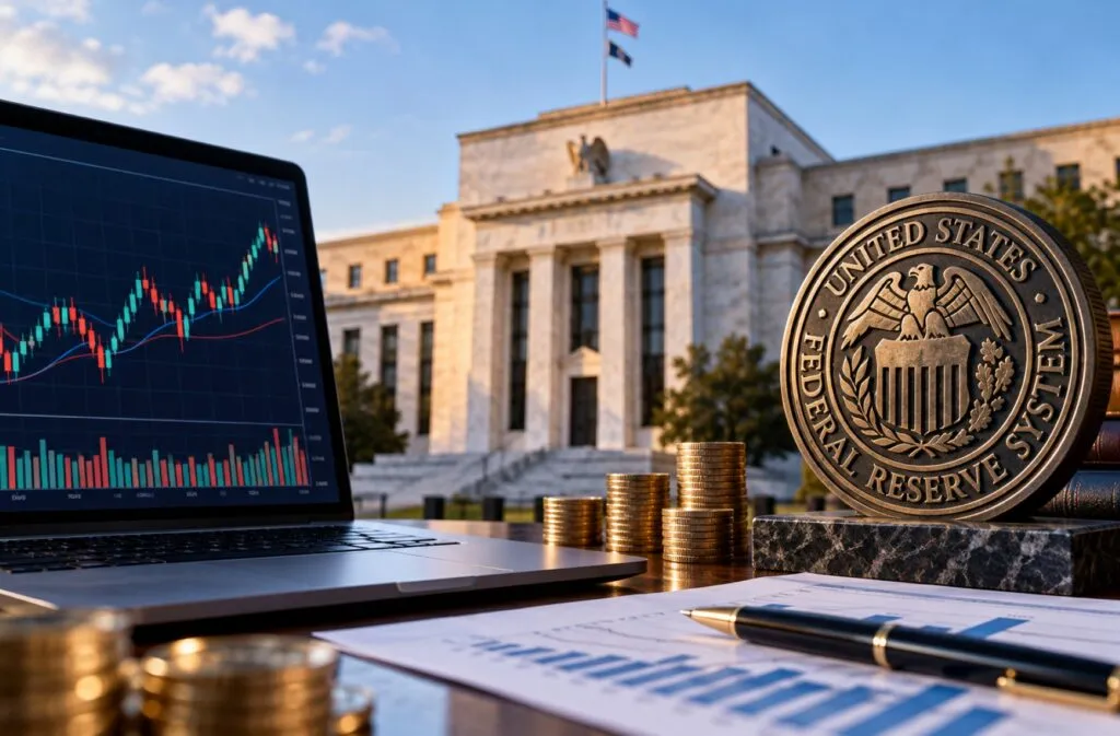 Mercados financieros siguen las expectativas sobre las próximas tasas de la Fed en Estados Unidos.
